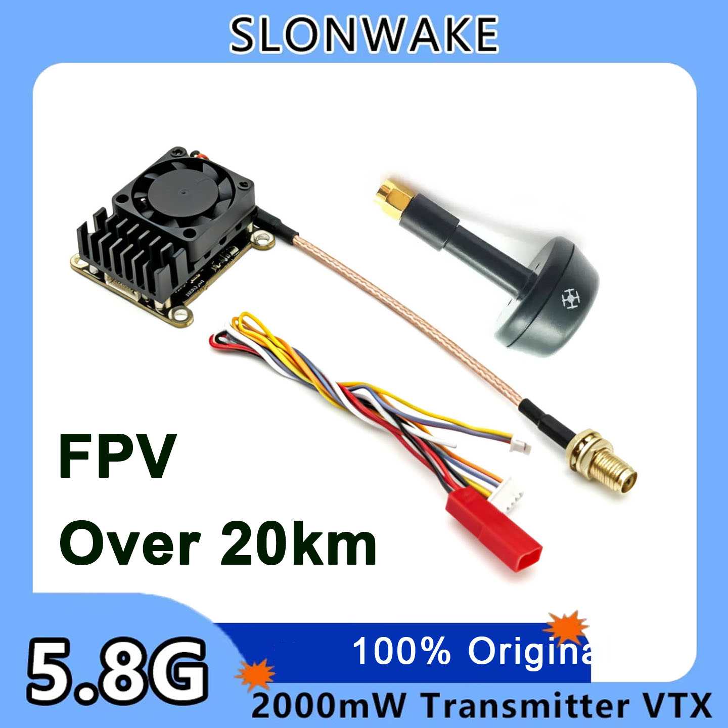 Fpv Drone Frame - New upgrade 5.8Ghz 2W adjustable FPV