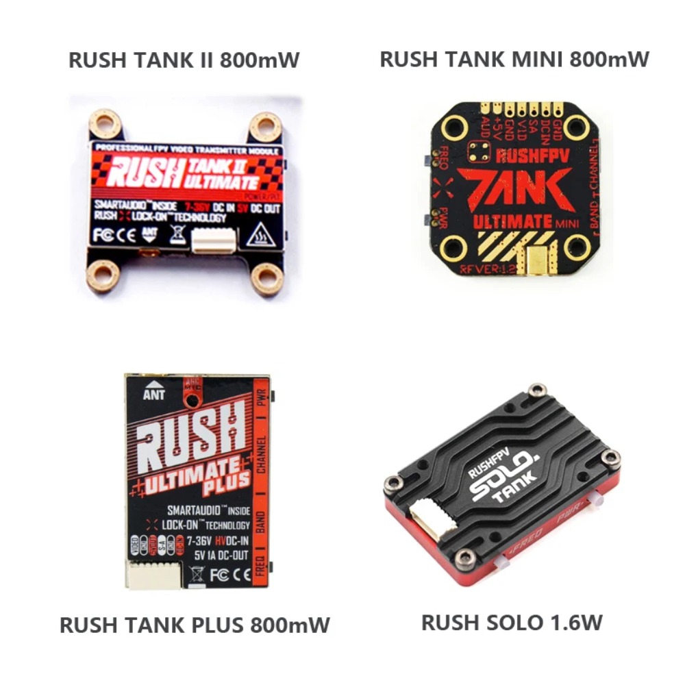 RUSH TANK Ultimate II/Mini/PLU - đánh giá và giá Fpv Drone Frame